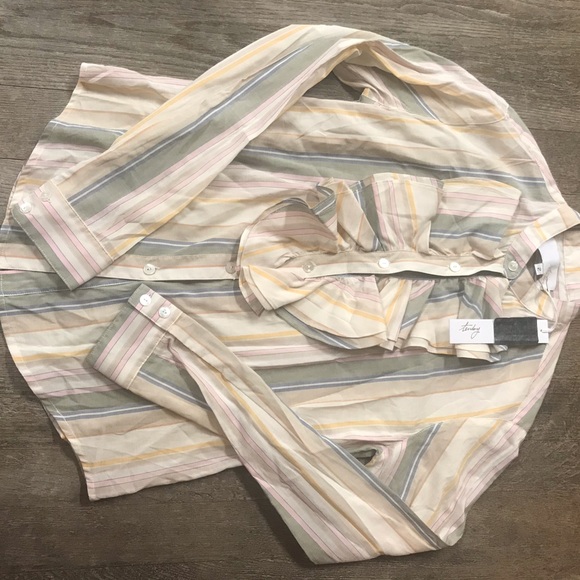 NWT Tenby Runway Designer Blouse Shirt XS Size 2 - Picture 2 of 10